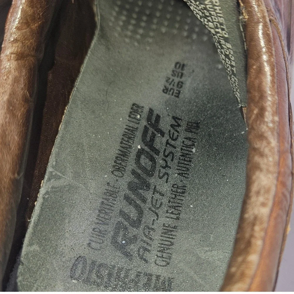 Mephisto Dribbler Runoff Air Mens Leather‎ Lace Up Casual Walking Shoes Brown 10